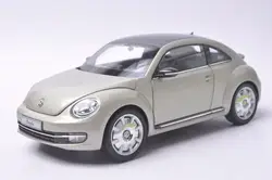 1:18 литья под давлением модели для Volkswagen VW Beetle серебро микролитражка сплав игрушечный автомобиль миниатюрный коллекция подарок