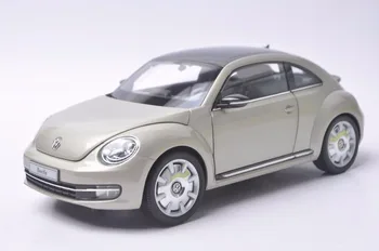 

1:18 Diecast Model for Volkswagen VW Beetle Silver Minicar Alloy Toy Car Miniature Collection Gift