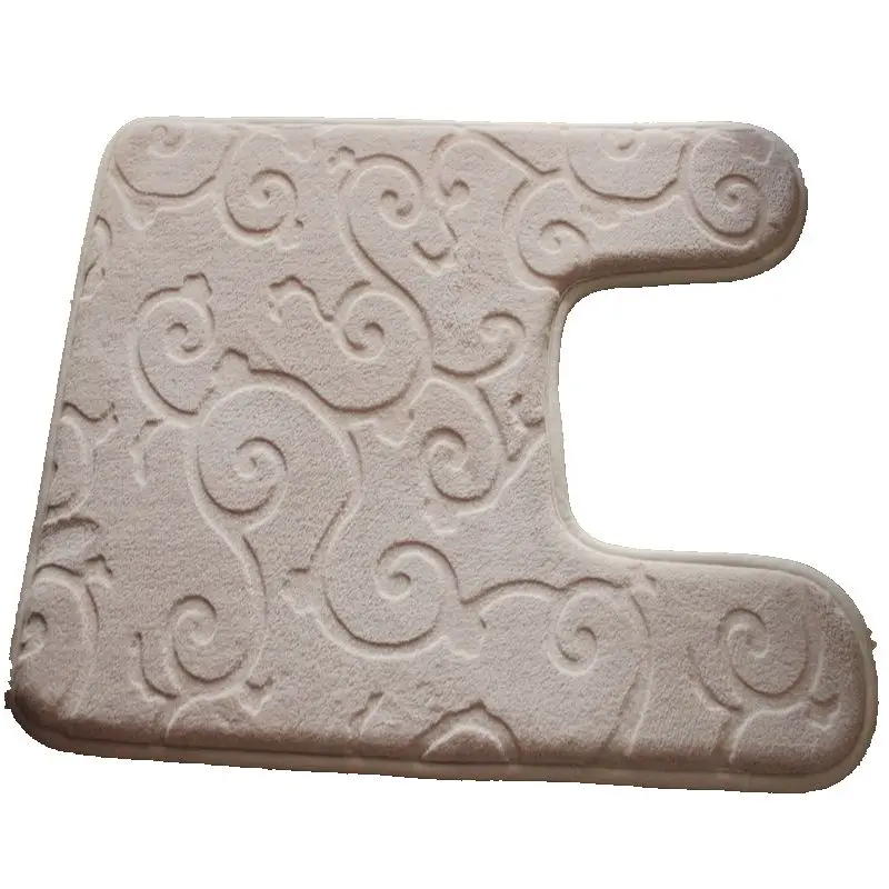 

Modern Style Anti-slip Type U Bath Mat Water Absorption Toilet Carpet Memory Cotton Bathroom Mat Super Soft WC Rugs Floor Mat