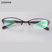 Модные круговой узор на заушниках Половина обода очки точка женские брендовые дизайнерские унисекс оправа мужские очки женские Oculos femininos