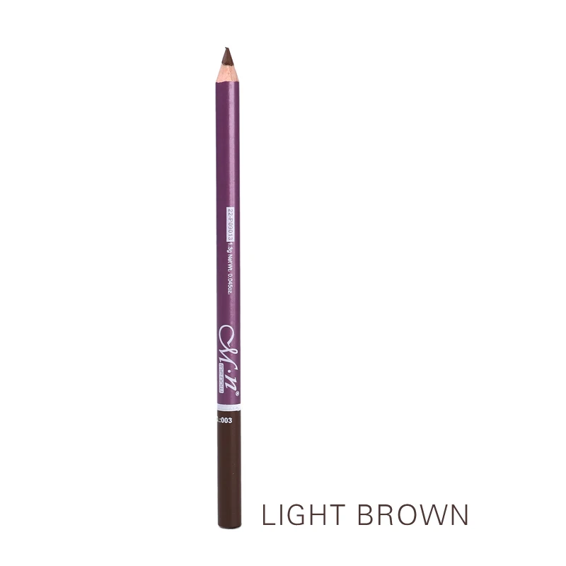 1 шт., Женский двуглавый карандаш для бровей с кистью, водостойкий, стойкий макияж, косметический инструмент, 3 цвета, TSLM1 - Цвет: Light Brown
