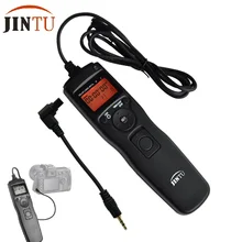 Jintu selfie time lapse obturador liberação de controle remoto para canon eos 1ds 1d 5dii 5d 5d iii 6d 7d 7dii 5div 6dii 40d 50d câmera