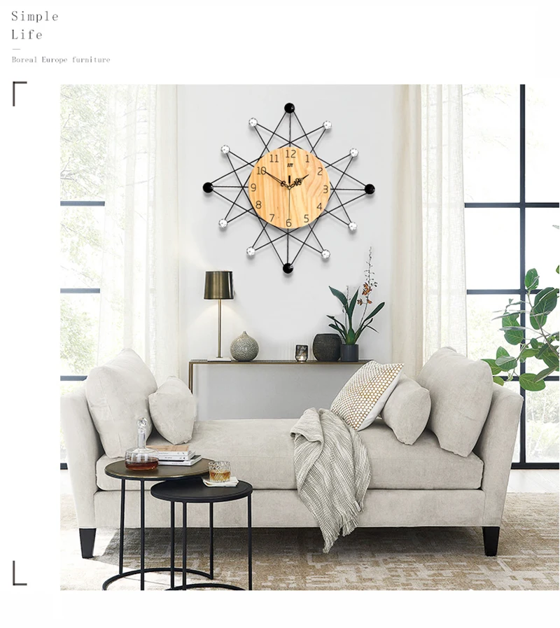 barber pole clock home 3d clock wall (8)