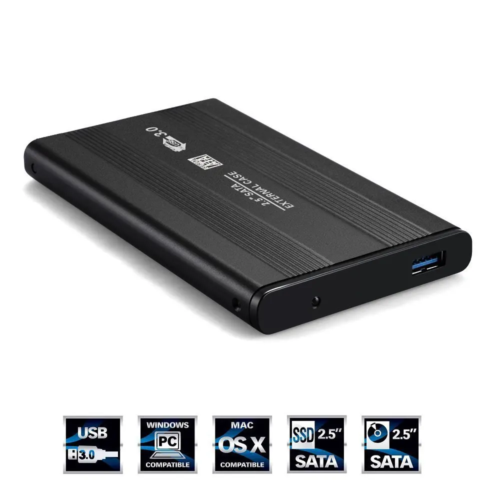 Алюминий 2 5 дюймов SATA III для USB 3 0 Гбит/с внешний корпус жесткого диска жесткий диск