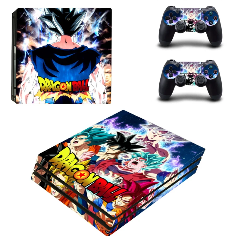 ARRKEO Dragon Ball Son Goku виниловый чехол PS4 Pro защитные наклейки для кожи sony playstation 4 Pro Консоль 2 шт. контроллеры