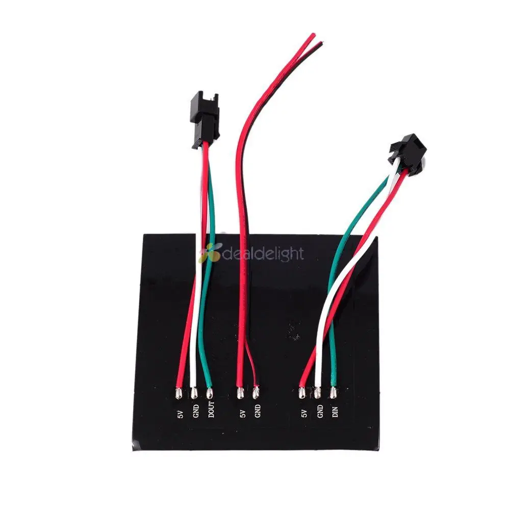 Панель WS2812B 8*8 16*16 8*32 пикселей 256 цифровая Гибкая светодиодная программируемая