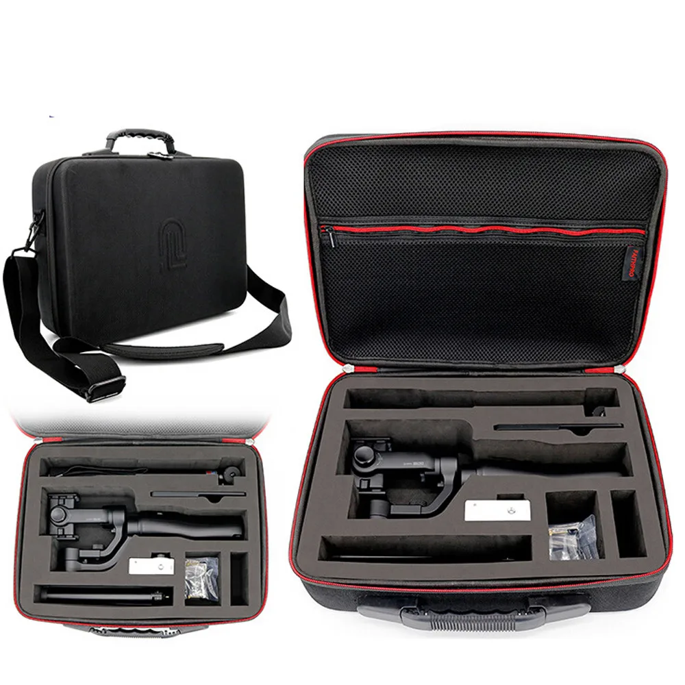 

Shoulder Smartphone Gimbal Carrying Hard Bag Case Box For Gopro Zhiyun Smooth-Q Organizer Organization Household Accessories New