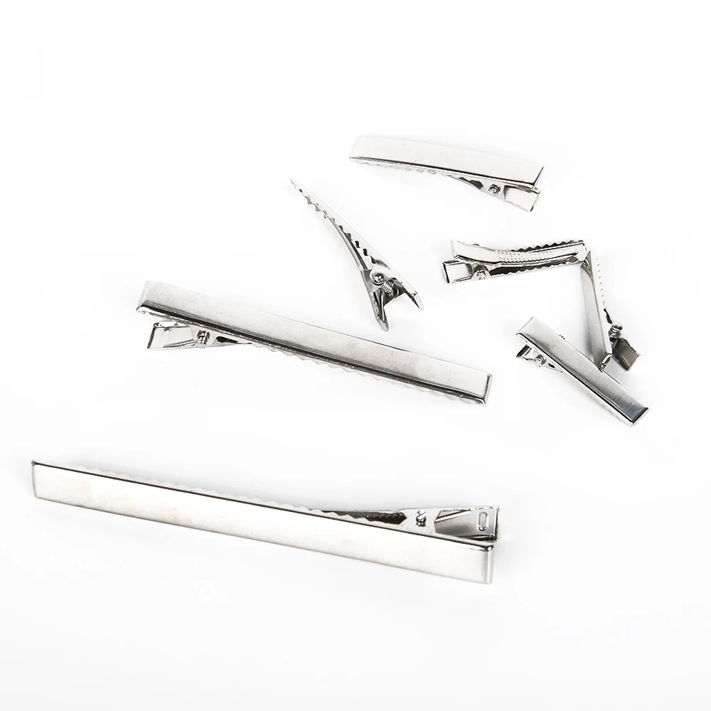 

David accessories Metal Gold Sliver Alligator Clips Hairpin For Bows Kids Girls DIY Headwear Hair Accessories 100pcs,100Yc2052