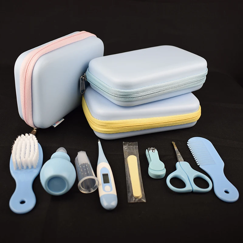 Kit de soins de santé pour bébés | Kit de toilettage Portable pour nouveau-né, ciseaux coupe-ongles, peigne brosse à cheveux, ensemble de soins de sécurité, offre spéciale