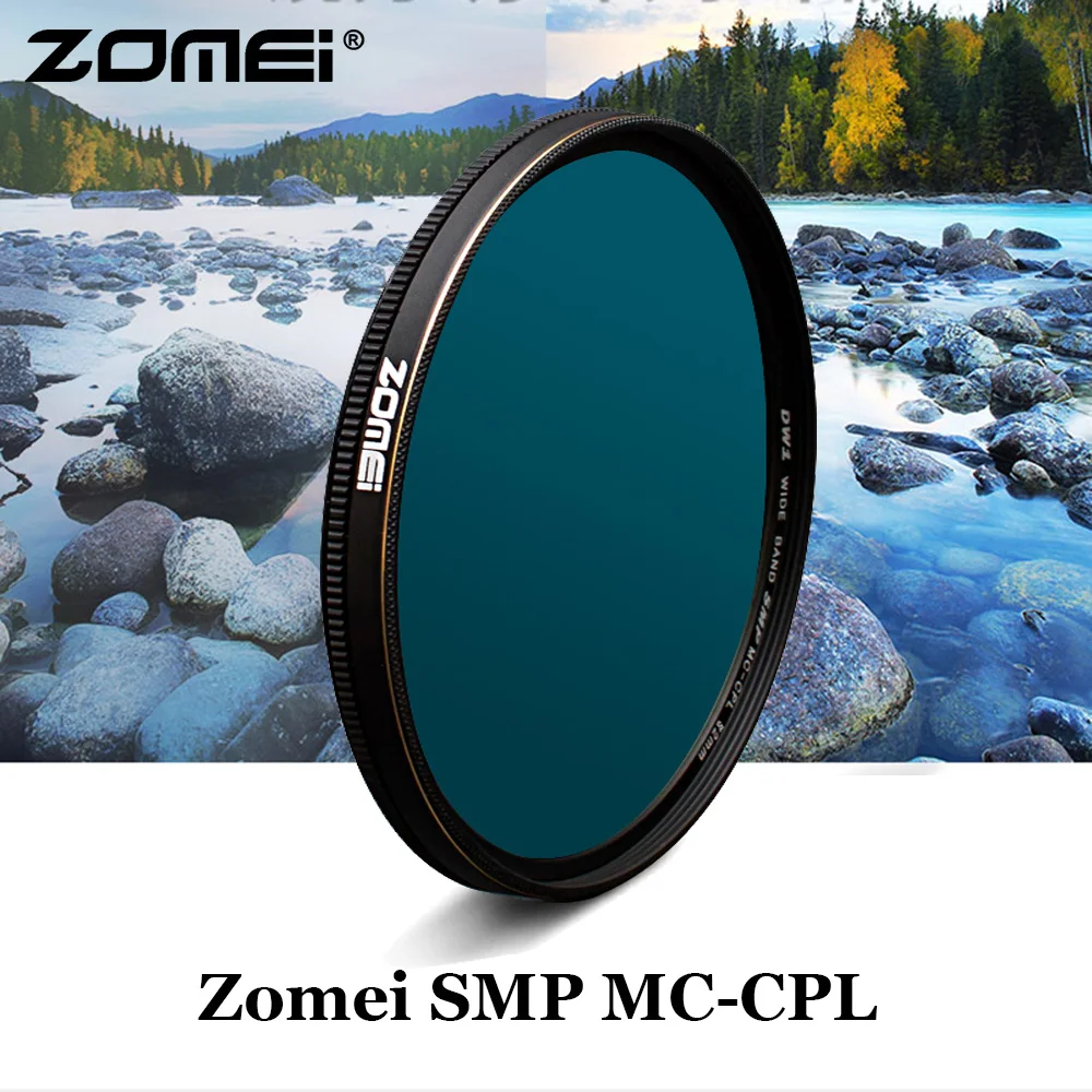 

Zomei SMP MC-CPL Filter PL-CIR Polarizing Multi-Coating CPL Filter for Camera 52mm 55mm 58mm 62mm 65mm 67mm 72mm 77mm 82mm lens