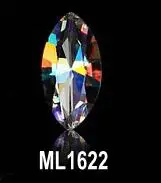 10 шт. прозрачные AB 3d стеклянные драгоценные камни для дизайна ногтей ювелирные изделия многоцветные кристаллы для ногтей Стразы алмазные ногти Красота Ювелирные изделия Подвески MC1614 - Цвет: 1622-10pcs