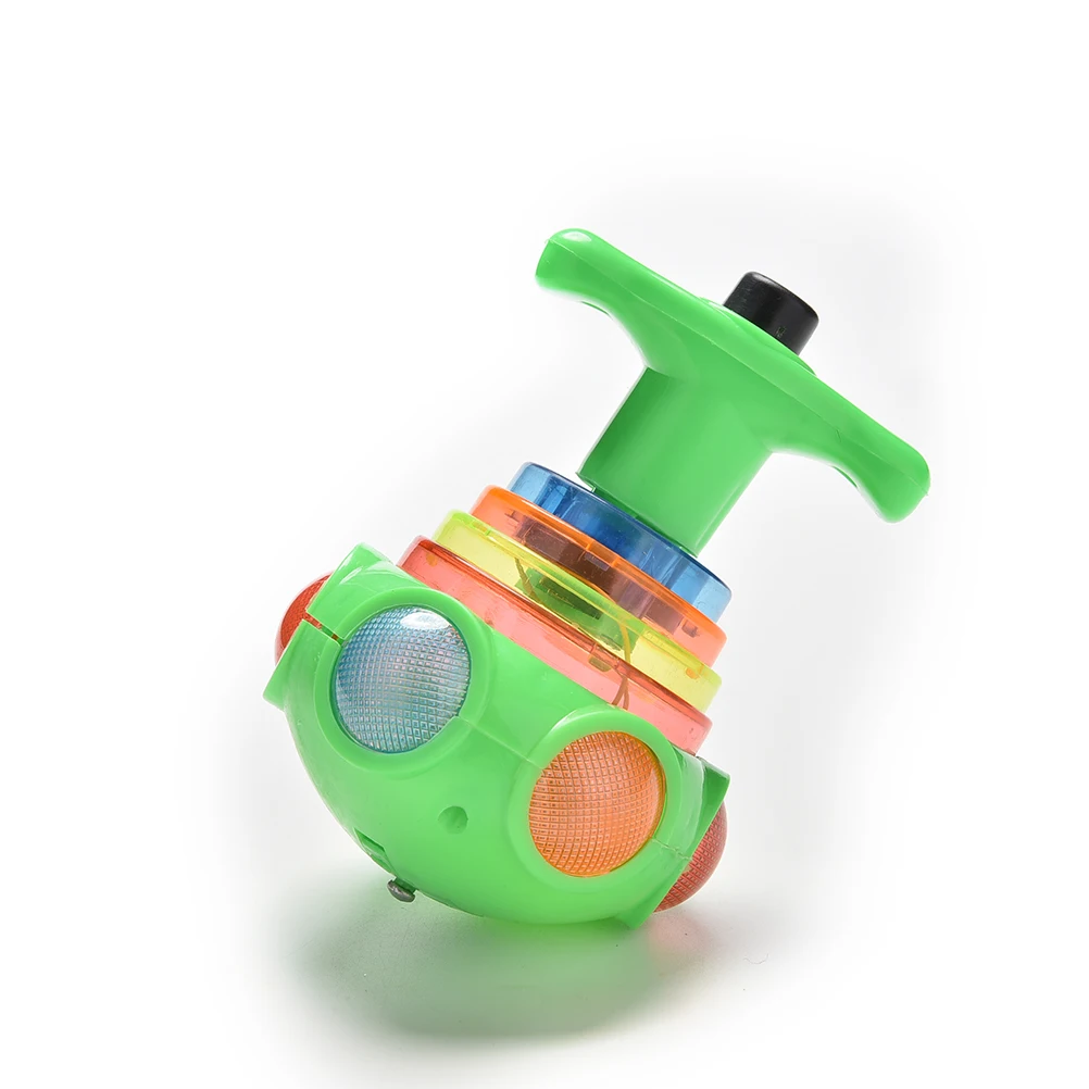 Светодиодный светильник-вспышка, лазерный цветной музыкальный гироскоп, Спиннер, детская игрушка