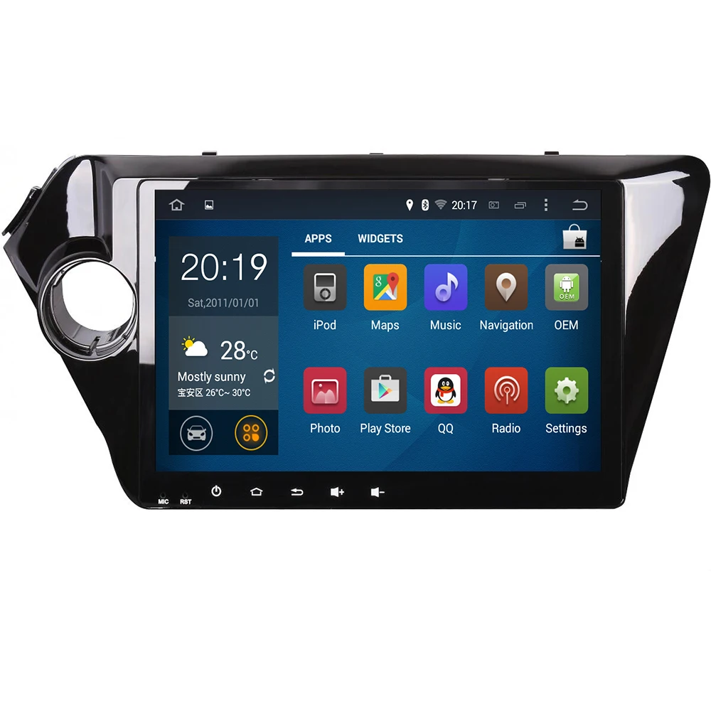 Android 10 8 ядерный автомобильный dvd мультимедийный плеер 2 din для kia rio 3 k2 2011-2016 радио gps