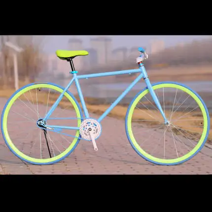 x-передний бренд fixie велосипед с фиксированной передачей Велосипед 50 см DIY односкоростной инвертор для езды на дороге велосипед трек fixie велосипед красочный велосипед - Цвет: T05