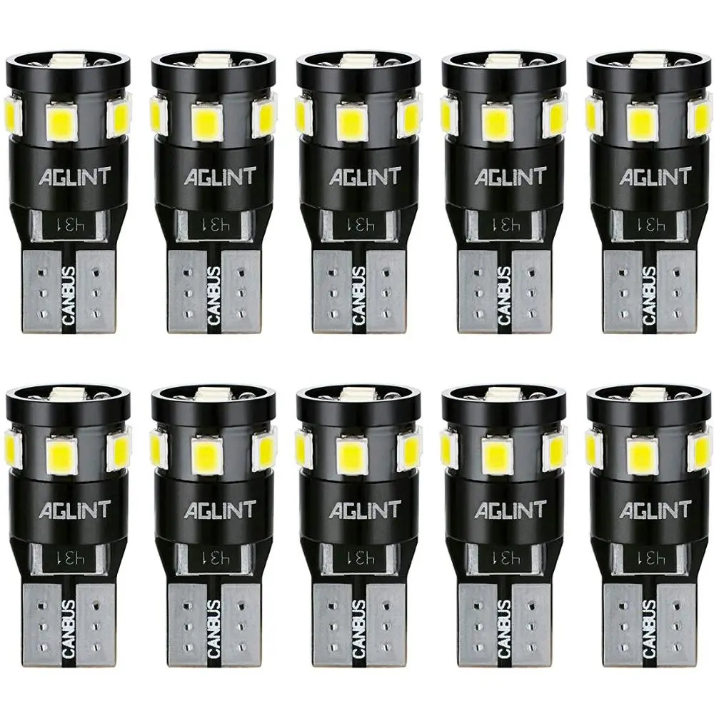 СВЕТОДИОДНЫЙ Автомобильный Фонарь AGLINT 10 X T10 CANBUS W5W 2835 SMD 9 светодиодный светильник