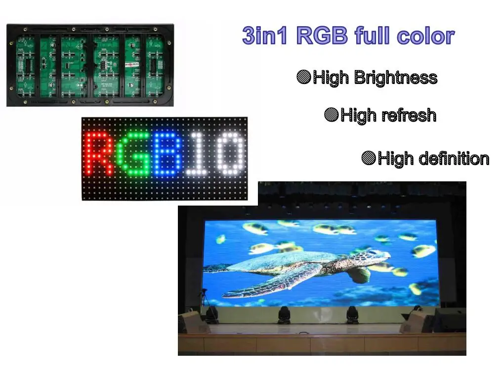 P10 открытый 1/2 сканирования SMD3535 3in1 RGB полный Цвет светодиодный Дисплей модуль 320*160 мм 32*16 пикселей светодиодная Экран Дисплей