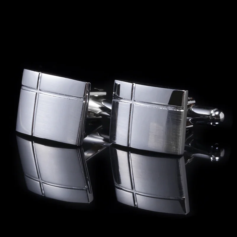 

High Quality Mens Stainless Steel Gemelos Fashion Cuff Links Wedding Mens Custom Enamel Cufflinks