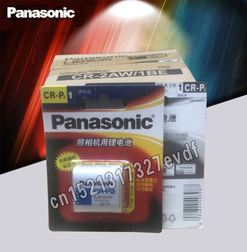 

10pack New Original Panasonic CR-P2 6V 2CP4306 1300mah Lithium Battery Camera Battery Faucet Sensing