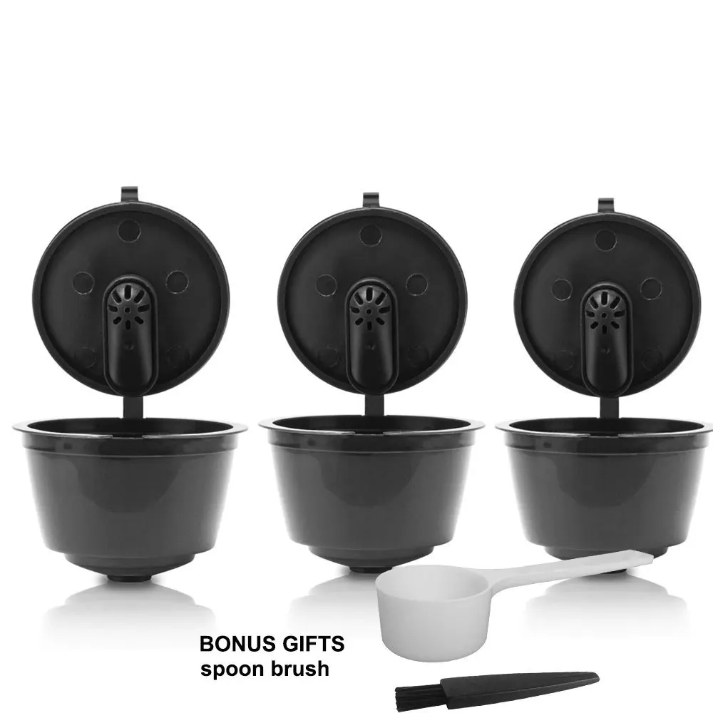 For Nescafe Dolce Gusto 3rd Generation Coffee Filters Refillable Baskets Stainless Steel Mech Reusable Coffee Capsules Dripper