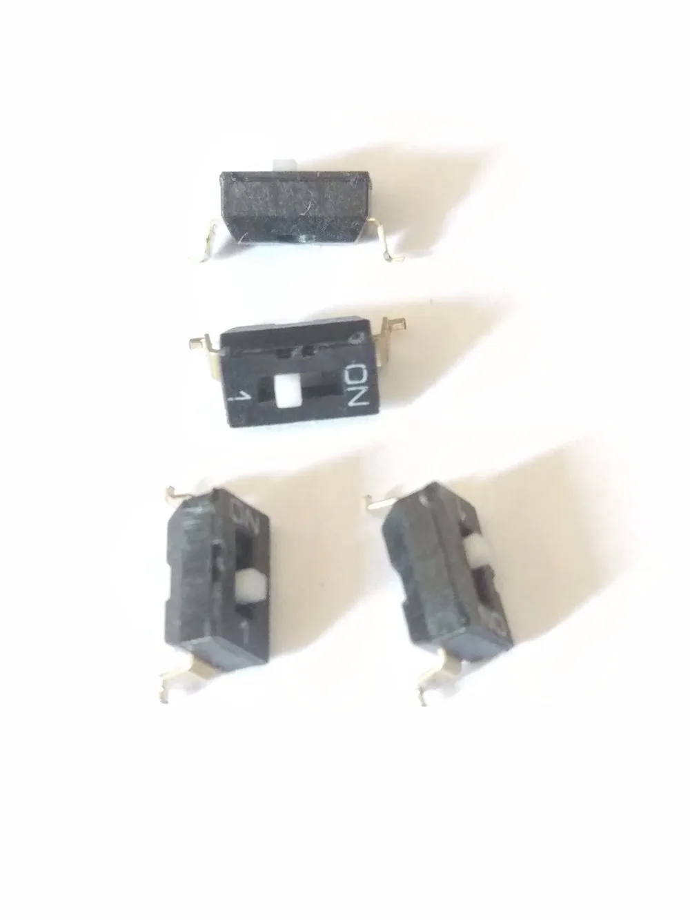 Free Shipping 100PCS LOT SMD KM 01 SMD DIP Switch 1P 2 54mm Gold Plated