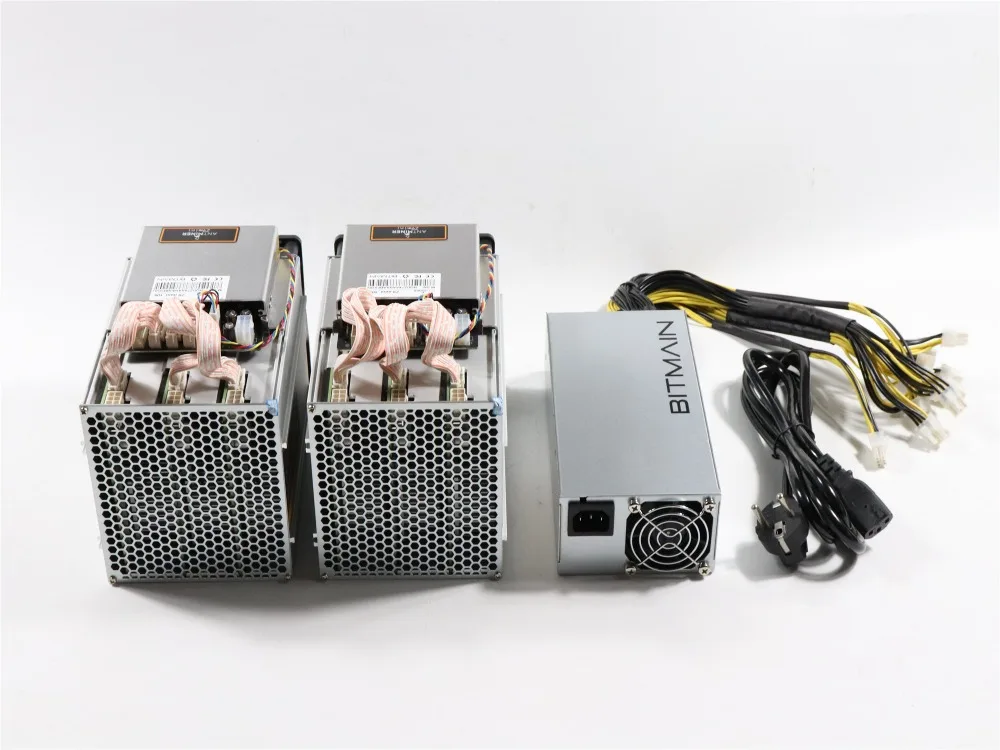 2 шт б/у Antminer Z9 Mini 10k Sol/s 300W с 1pc BITMAIN APW3 1600W PSU Asic Equihash Miner Mine ZEN ZEC BTG