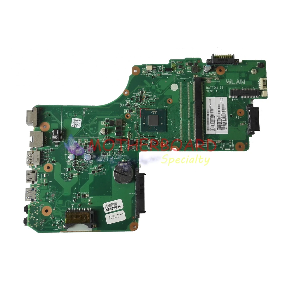 Vieruodis для Toshiba Satellite C55 C55T материнская плата ноутбука W/N2820 CPU DDR3 V000325170 1310A2623103 |