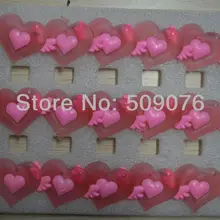 90 шт./лот 3 шт. свет мягкая резина led мигает брошь led брошь контактный withangel крылья для день рождения детей