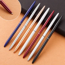 New Luxury Cute Metal Ballpoint Pen Creative Slender Rotary Ball Pens For Writing Business Student Gift Office School Supplies New Luxury Cute Metal Ballpoint Pen Creative Slender Rotary Ball Pens For Writing Business Student Gift Office School Supplies