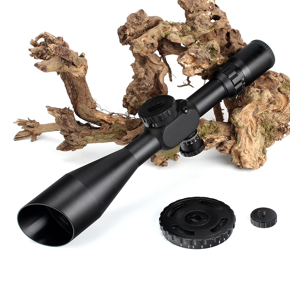 KANDAR 6-18X56Q First Focal Plane Hunting Riflescopes Side Wheel Parallax Mil Dot Glass Etched Reticle Turrets Reset Scope (11)