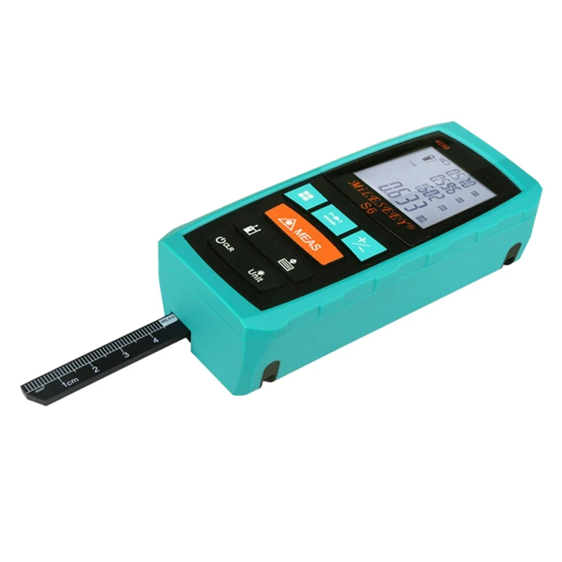 MILESEEY S6 Handheld Laser Distance Measurer Range Finder Meter