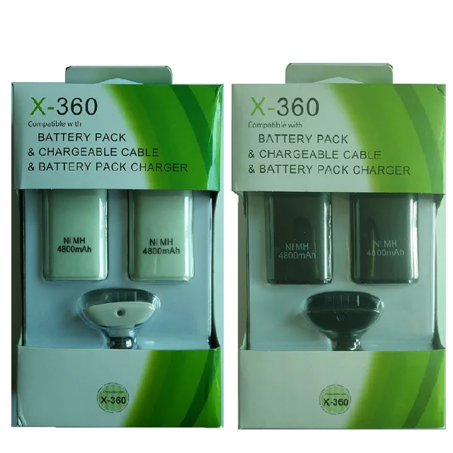 Special Offers 10Pcs/Lot 4800mAh Battery Pack+Charger for Xbox 360 Battery Xbox360 Wireless Controller Gamepad Ni-MH Black/White Wholesale Special Offers 10Pcs/Lot 4800mAh Battery Pack+Charger for Xbox 360 Battery Xbox360 Wireless Controller Gamepad Ni-MH Black/White Wholesale