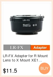 C-FX адаптер для объектива FX Mount X-T2 X-T20 X-T10 XE1 Камера