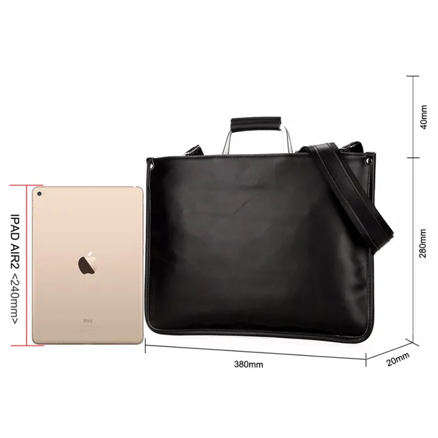 Online Vicuna Polo Simple Design Leather Men Briefcase With Vicuna Polo Simple Design Leather Men Briefcase With Metal Handle Business Doent Bag Clic Office Mens Bags Handbag