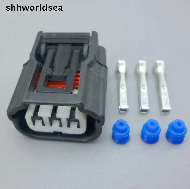 Shhworldsea 4/10/50/100 комплекты 3 Pin 1.2 мм автомобильной Водонепроницаемый женский Инструменты для наращивания волос автомобиля Вилка