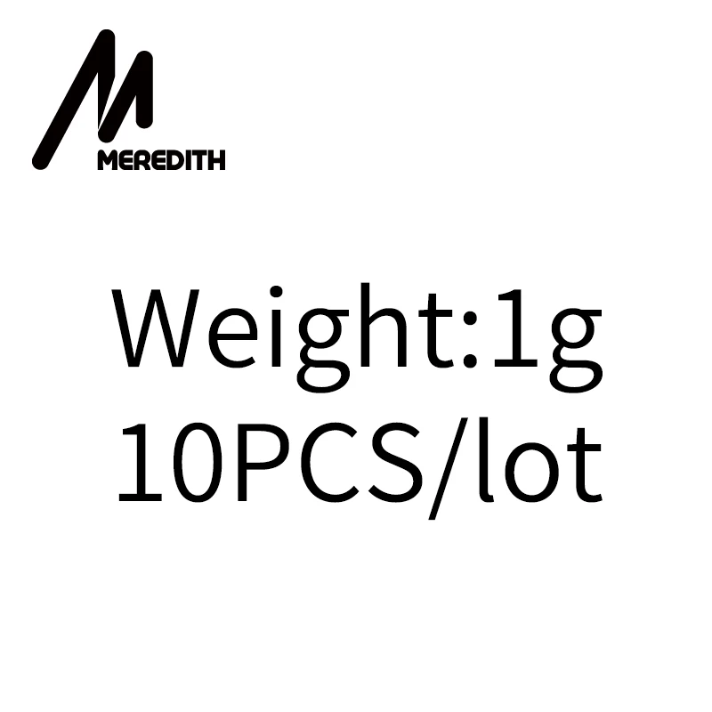 MEREDITH 10 шт./лот, высокое качество, 1,5 г/2 г/3,5 г/5 г/7 г/10 г/14 г, свинцовая головка, крючок, джиг, приманка, рыболовные крючки для мягкой приманки, рыболовные снасти - Цвет: 1g-10pcs