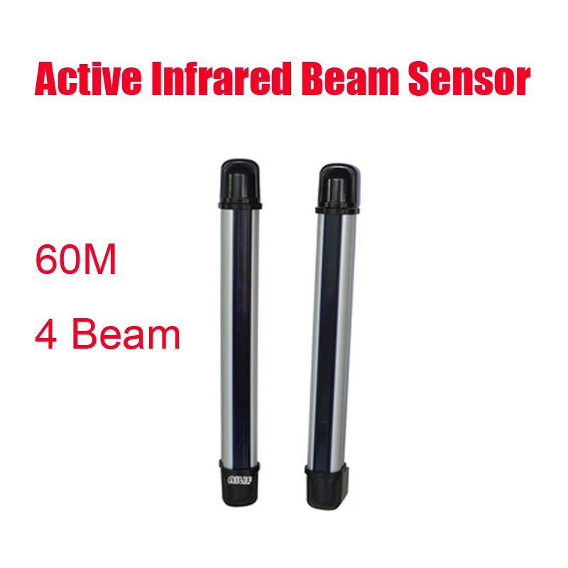

Free Shipping 4 beam Four frequency Active Infrared fence Sensor Barrier Detector Window Outdoor Intrusion Alarm