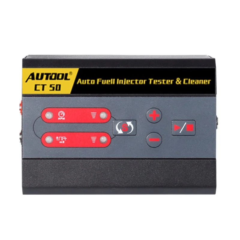 

AUTOOL CT50 Fuel Injector Tester Fuel Pump Pressure Test Automotive Diesel Gas Injectors Nozzles Unlimited Pulse Cleaner