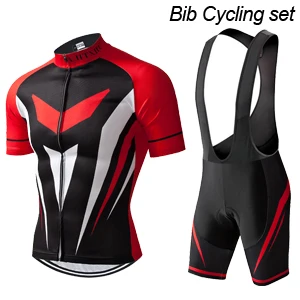 Uhtxhu, летний комплект для велоспорта, Мужская одежда для горного велосипеда, одежда для гонок, одежда для велоспорта, Майо, Ropa Ciclismo, комплекты для велоспорта - Цвет: Bib Cycling Set