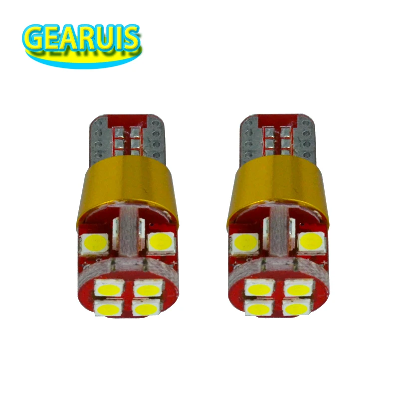 2 шт. автомобильные Неполярные светодиодсветодиодный лампы T10 W5W Canbus 3030 LED 12 SMD 194