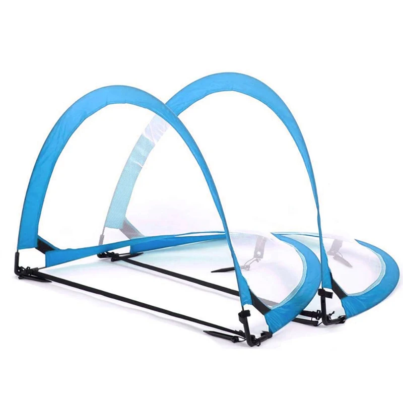 Mini Soccers Door Outdoor Foldable Portable Kid Soccer Gate Game Net Pop-Up Goal Net Children Football Toy For Group Playing