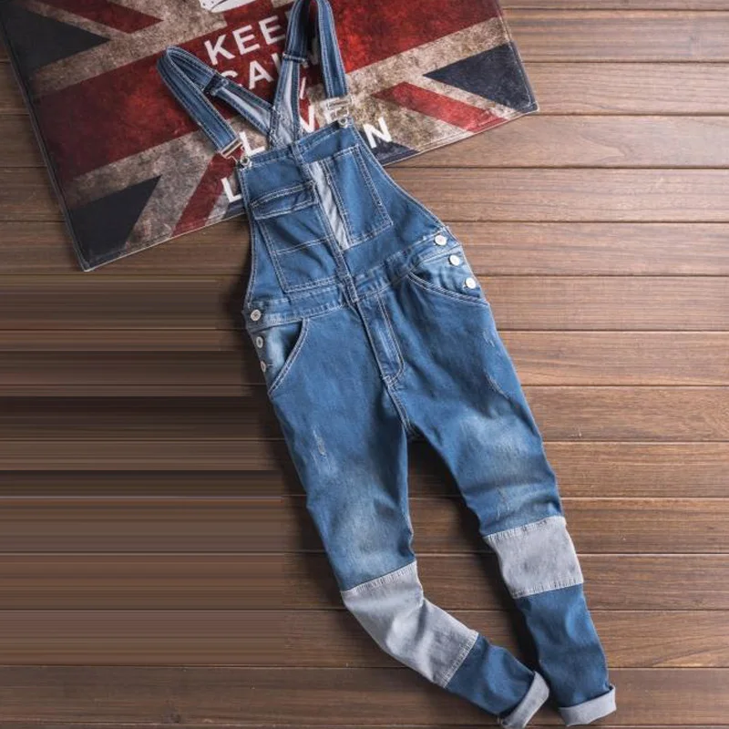 patchwork overalls