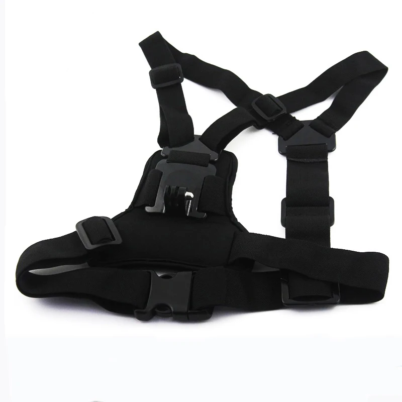 Sport Action Cameras Accessories Body Harness Strap Mount Elastic Chest