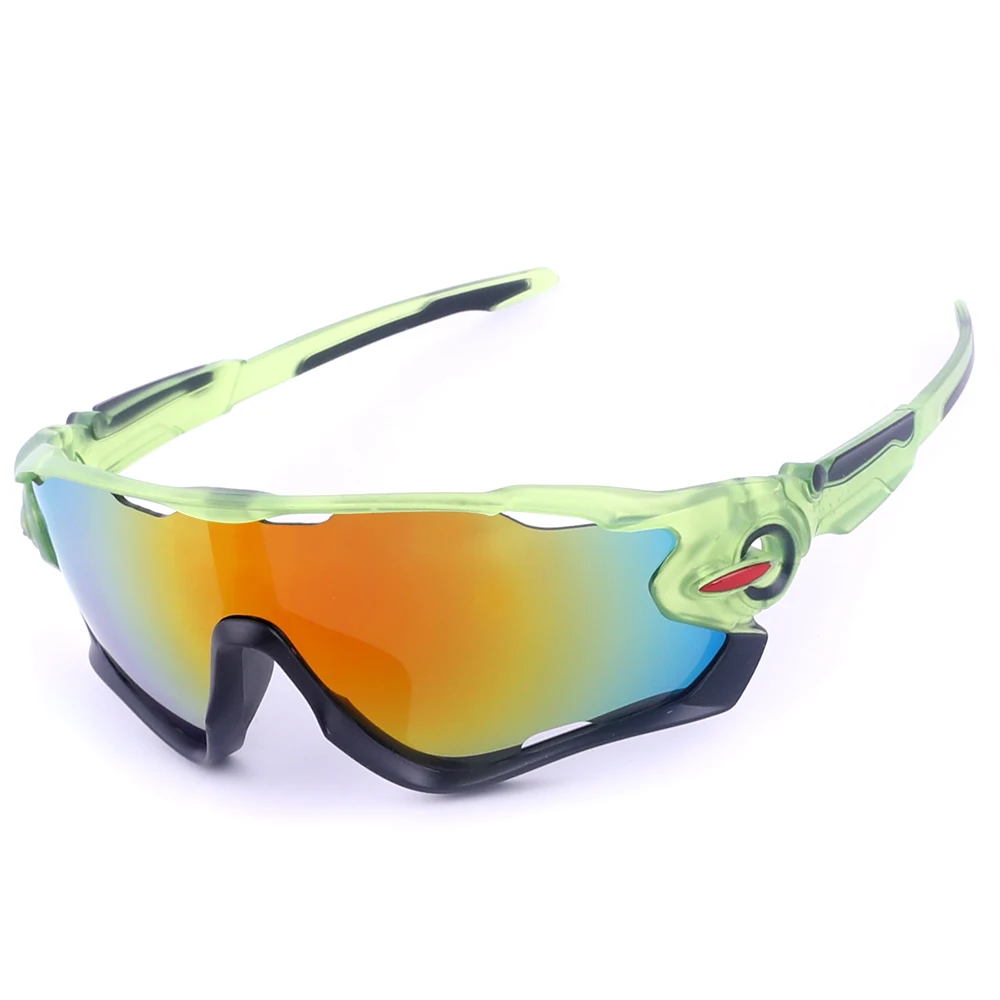 Windproof Bicycle Glasses Polarized Sunglasses Kits Multi Color