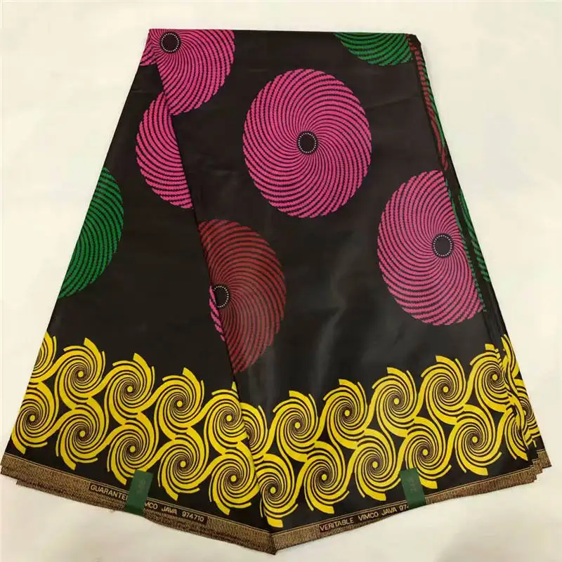 

DF!2019 Ankara Fabric African Real Wax Prints Fabric Ankara Java Wax African Print Fabric For Sewing 6 Yards/Lot ! P52730