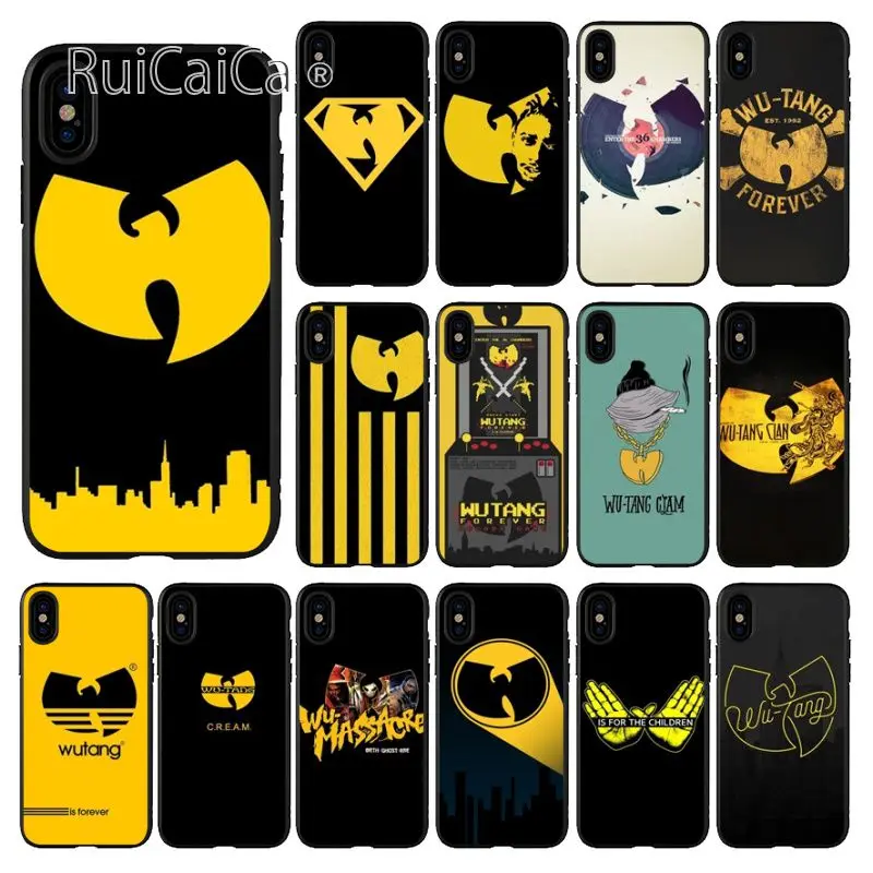 Ruicaica Wu-Tang Wu Tang Clan ультра ТПУ Мягкий силиконовый чехол для телефона Apple iPhone 8 7 6 6S Plus X
