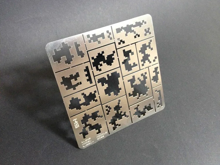1/35 Scale Modern AFV City Digital Camo Stenciling Template Leakage Spray Model Building Tools AJ0014