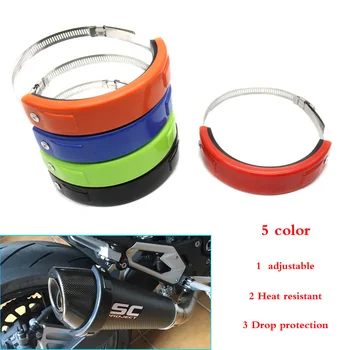 

Hot Sell For SUZUKI DRZ 400S 400SM DR-Z DR-Z400S Motorcycle Accessories Silencer/Round Oval Exhaust Protector Can Cover