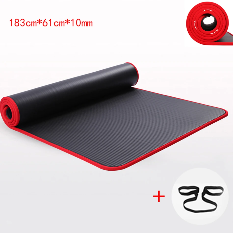 2019 10mm Extra Thick High Quality Nrb Non Slip Yoga Mats For
