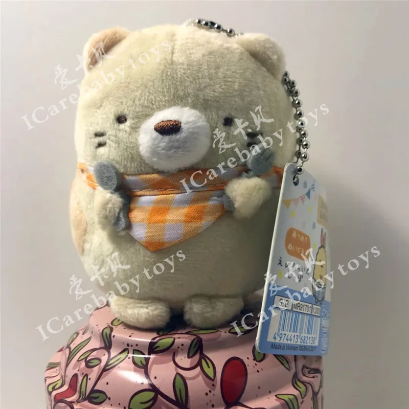 8 см Sumikko gurashi мини плюшевые кулоны куклы Мультяшные мягкие новые|Плюшевые брелки|