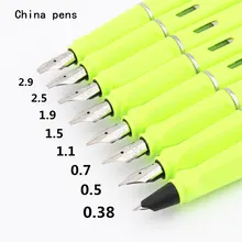 Jinhao 871 флуоресцентная зеленая английская каллиграфия Duckbill параллельная художественная ручка цветок тело плоский перо Тибетский арабский авторучка